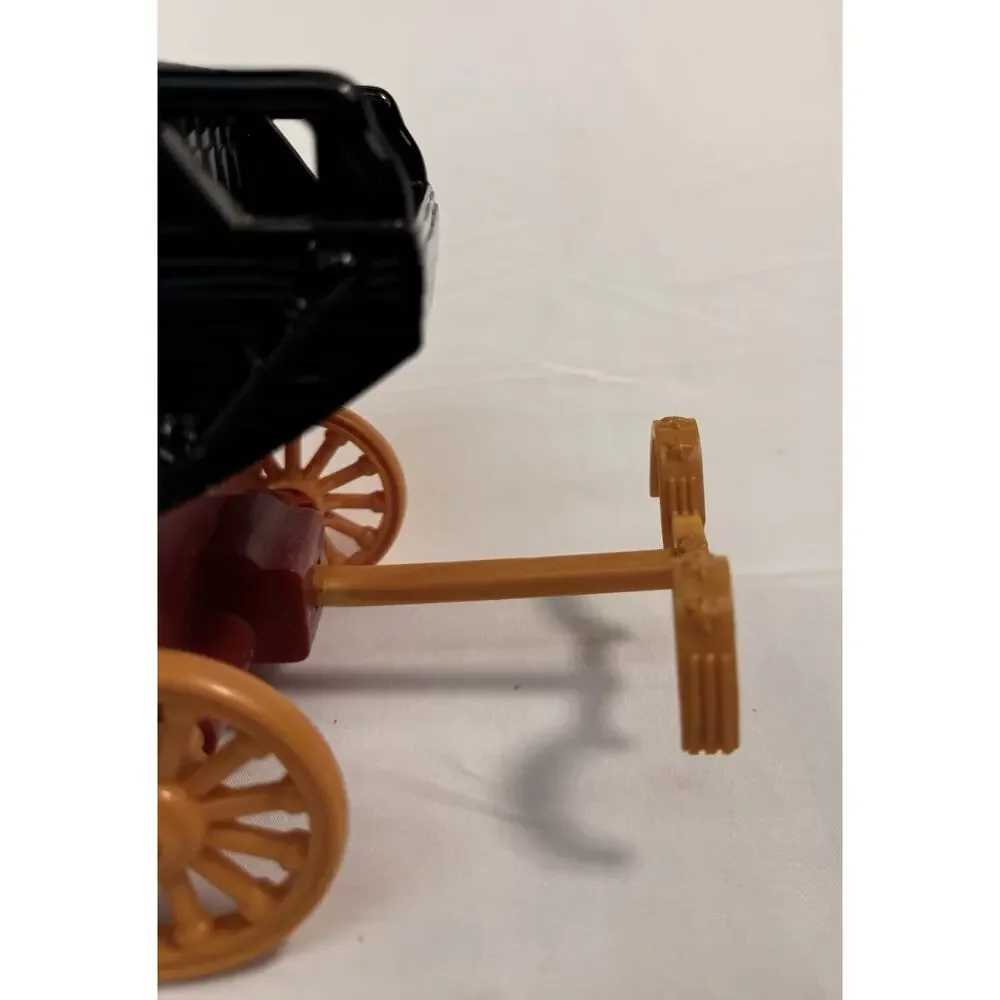 Vintage 1997 Fisher-Price Great Adventures Western Stagecoach Wagon Red Coach
